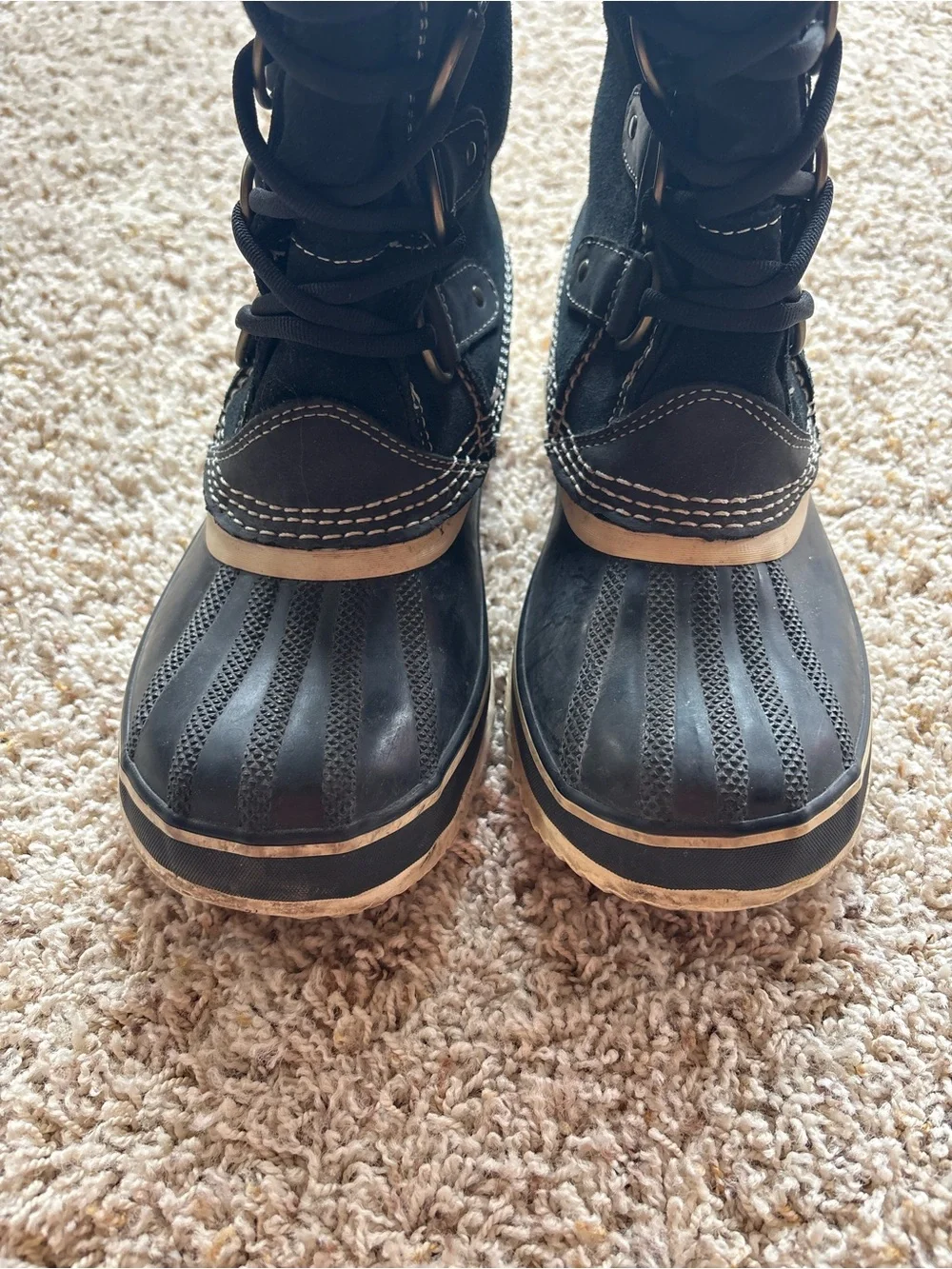 Sorel Joan of Arctic Boots Black Sz 7